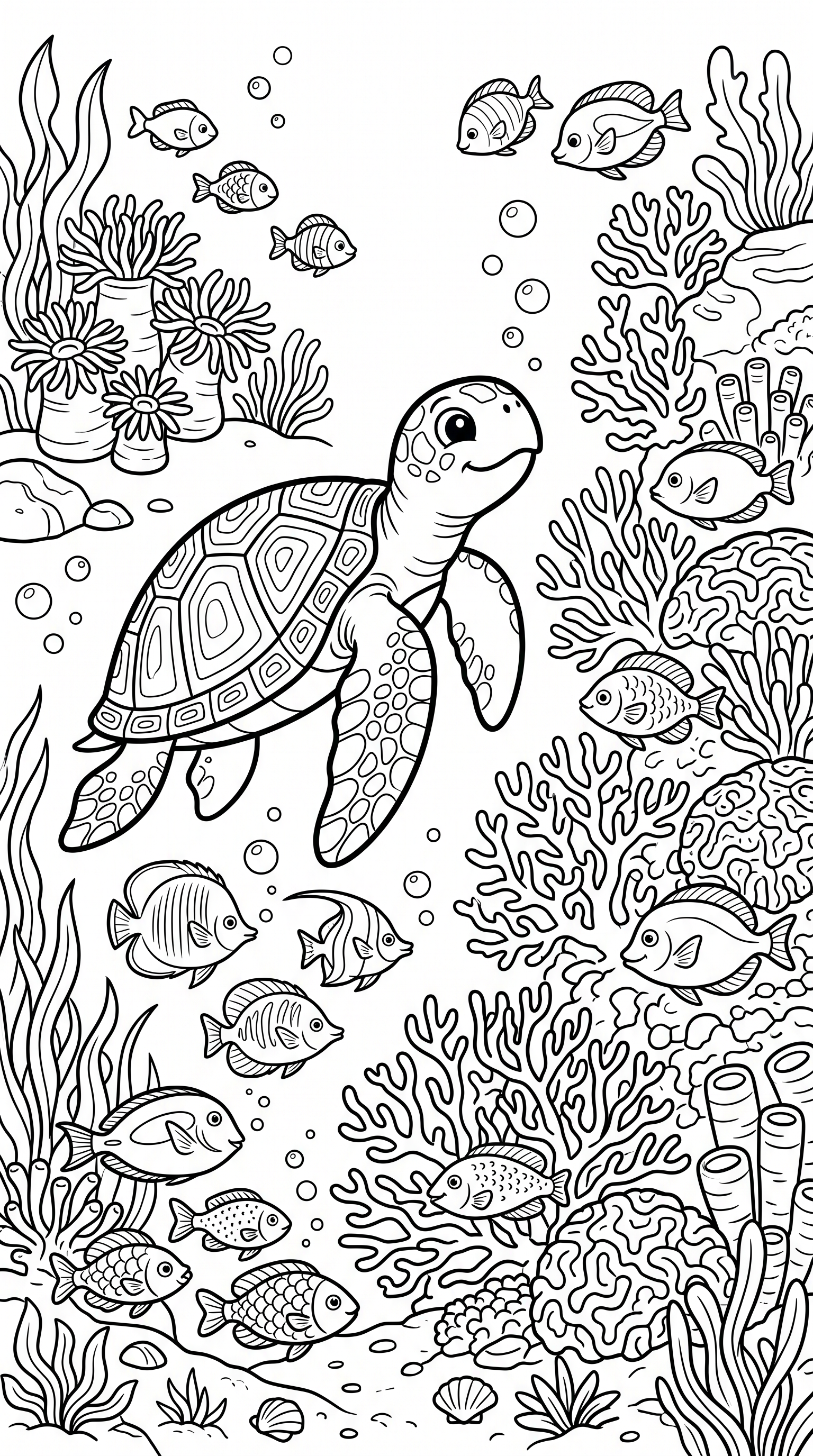 ocean coloring page